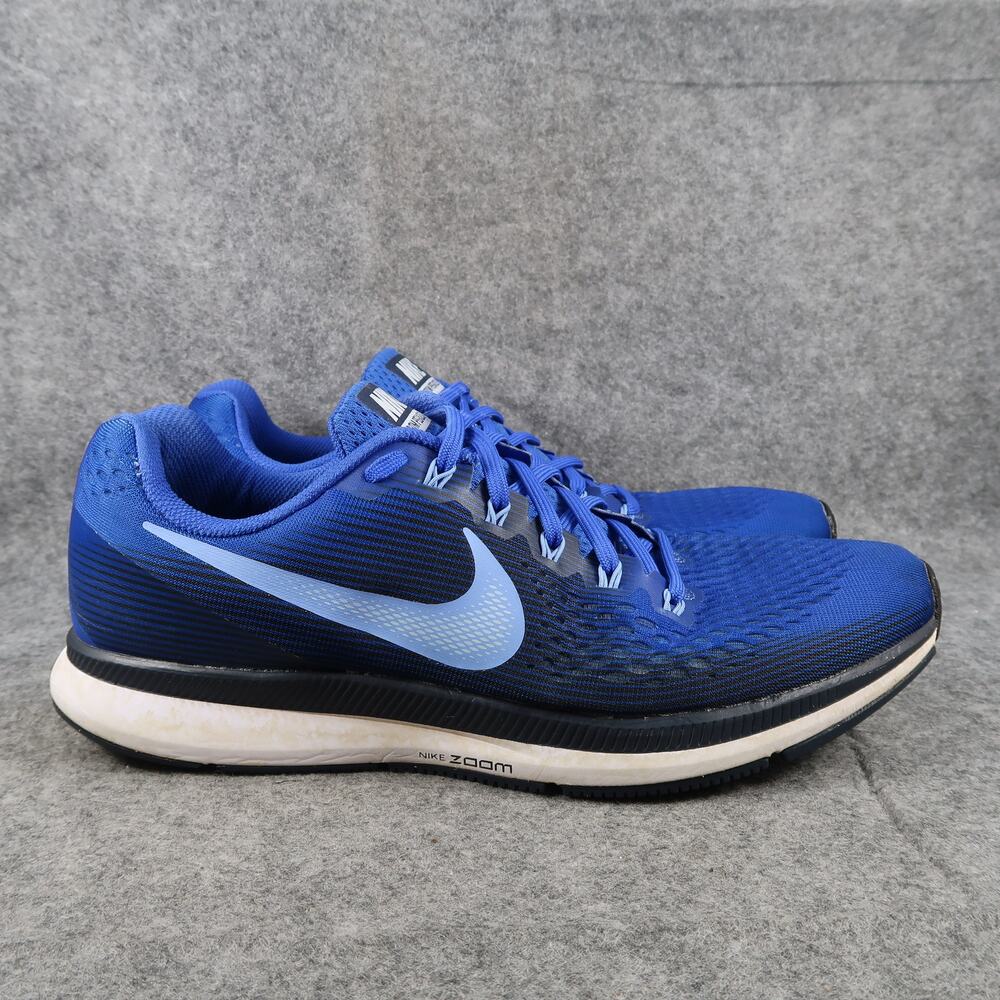 Nike Shoes Mens 12 Athletic Trainer Zoom Pegasus 34 Running Sneakers Blue Active